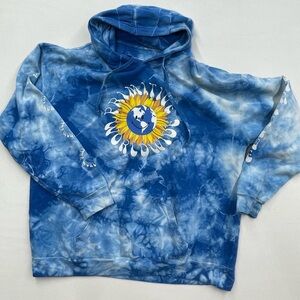 Primitive Blue Tie-Dye Hoodie Skate Brand